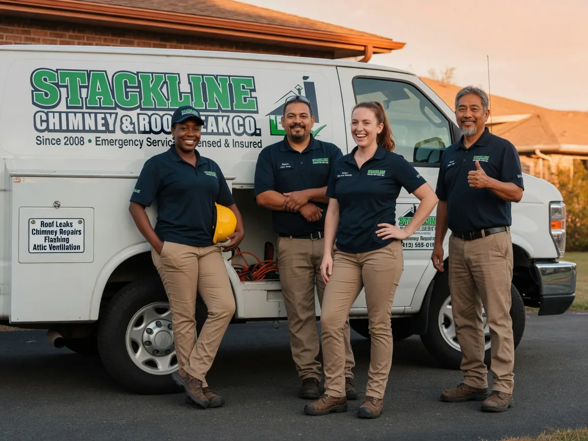 Chimney flashing repair company in Bay City, OR